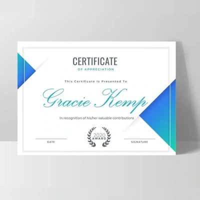  Certificates