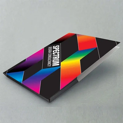  Gloss Finish Glued Presentation Folder