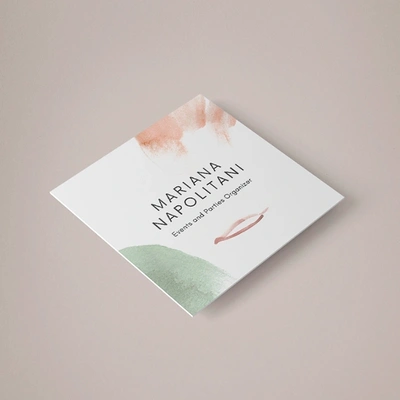  Square 350gsm Silk Business Card