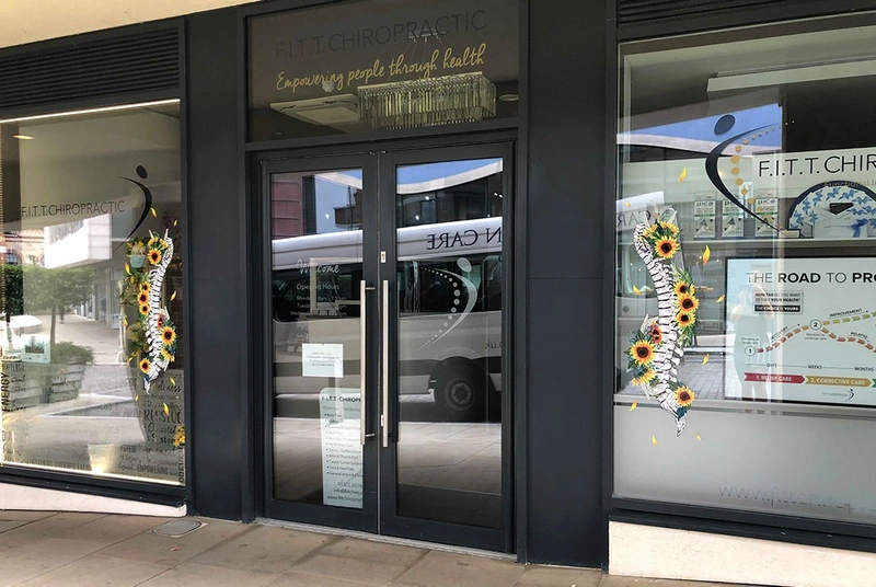  F.I.T.T. Chiropractic Window Graphics